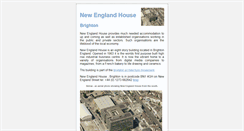 Desktop Screenshot of newenglandhouse.org.uk